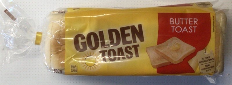 Golden Toast Buttertoast 500g